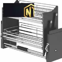 Giá Chén Bát Nâng Hạ Di Động 2 Tầng VIP R015-700 tại Đại Phước